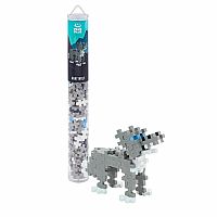 Plus-Plus Mini Maker Tube: Gray Wolf