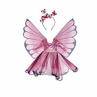 Butterfly Twirl Dress with Wings - Size 3-4