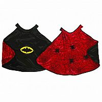 Reversible Red and Black Hero Cape - Size 4-6