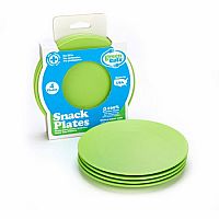 Green Eats Snack Plates - Green 