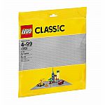 Lego Classic: Large Gray Baseplate.