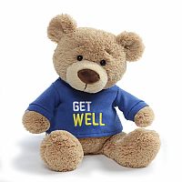 Get Well Teddy Bear - Blue  