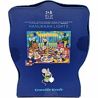 Hanukkah Lights Floor Puzzle - Crocodile Creek