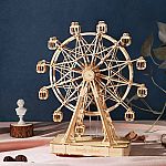 3D Modern Wooden Puzzle Music Box - Ferris Wheel