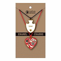 Heart Enamel Charms - Native Northwest 