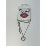 Crystal Heart Pendant Necklace