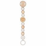 Goki Baby Soother Chain - Heart