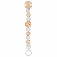 Goki Baby Soother Chain - Heart