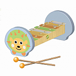 Happy Jazz Wooden Xylophone Hedgehog