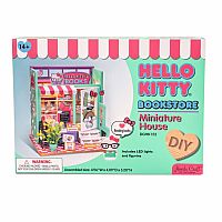 Hello Kitty Bookstore DIY Miniature House Kit