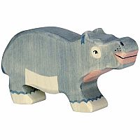 Small Hippopotamus Figure