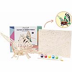 Butterfly - 3D Wooden Puzzle Paint Kit.
