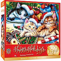 Holiday Treasures - Masterpieces Puzzles EZ Grip, 300 pieces  