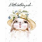Hopper Studios Greeting Card - Birthday Wish Bunny