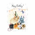 Hopper Studios Greeting Card - The Gang - Birthday