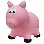 Farm Hoppers Inflatable Bouncing Pink Pig with Pump.