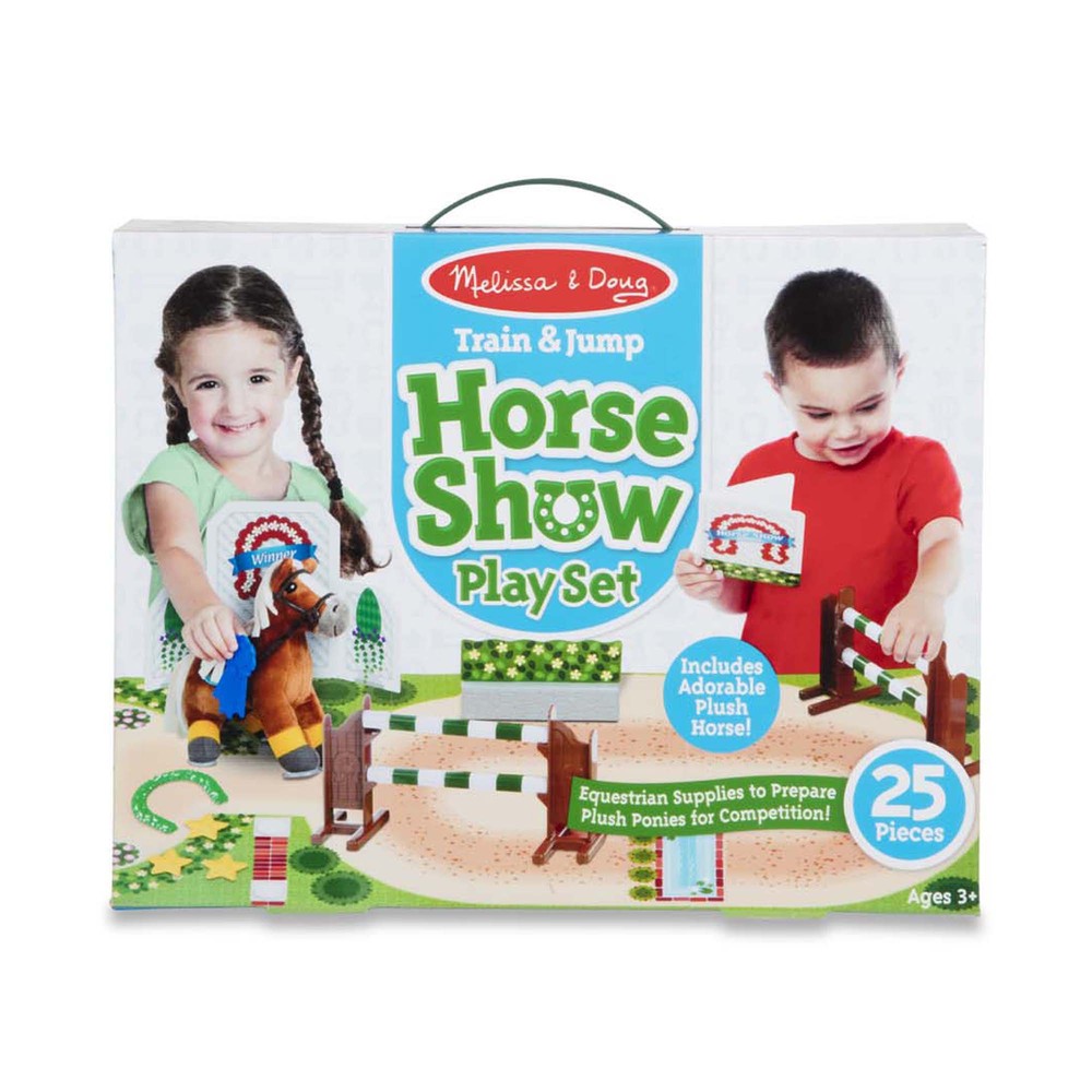 Train & Jump Horse Show Play Set Toy Sense