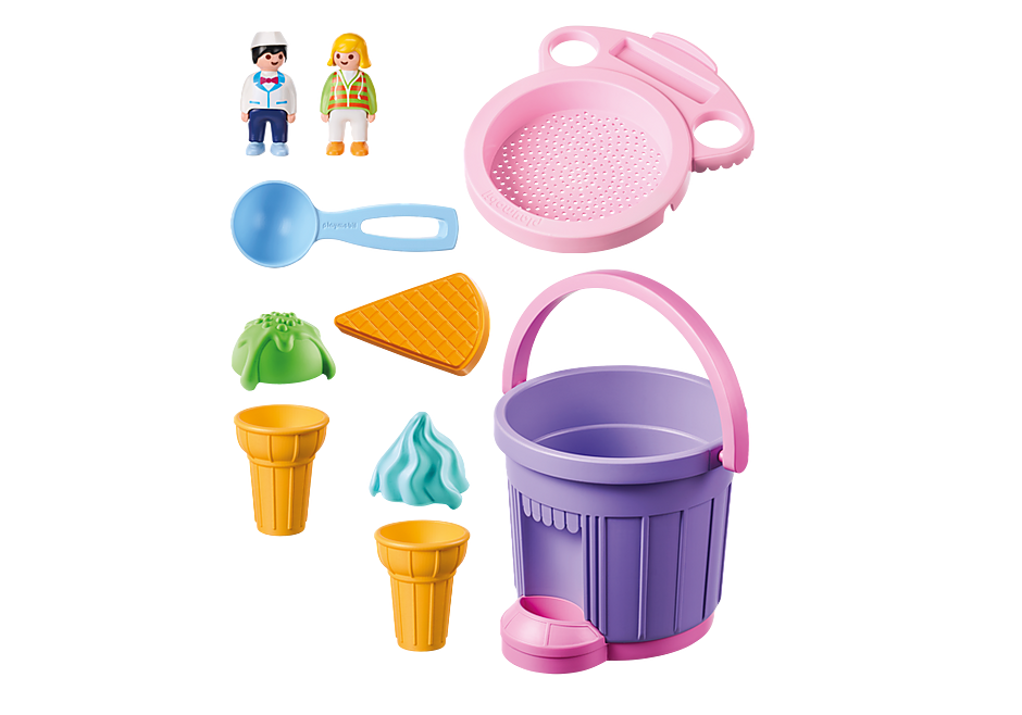 Ice Cream Shop Sand Bucket Toy Sense