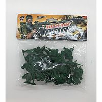 Military Action Army Men - Green