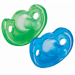 Gumdrop Pacifiers 0-3 Months - Blue & Green 