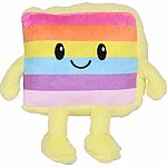 Rainbow Cake Slice Mini Plush