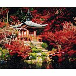 Crystal Art Large Framed Kit - Japanese Temple.