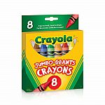 8 Jumbo Crayons. 