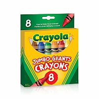 8 Jumbo Crayons. 
