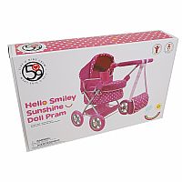 Sunshine Dots Deluxe Doll Pram  