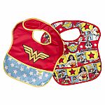 Wonder Woman Bib 2 Pack