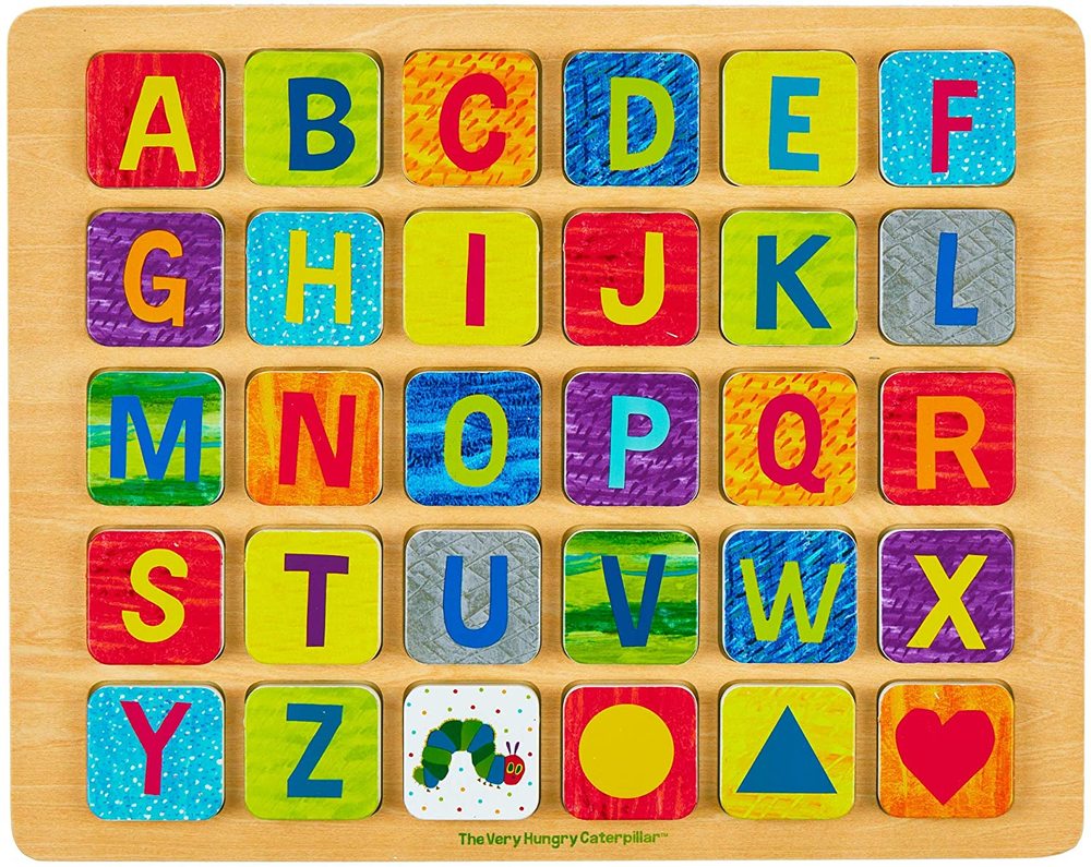 Eric Carle ABC and 123 Wooden Puzzle - Toy Sense