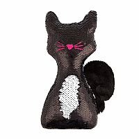 Style.Lab Magic Sequin Plush Tuxedo Kitty 