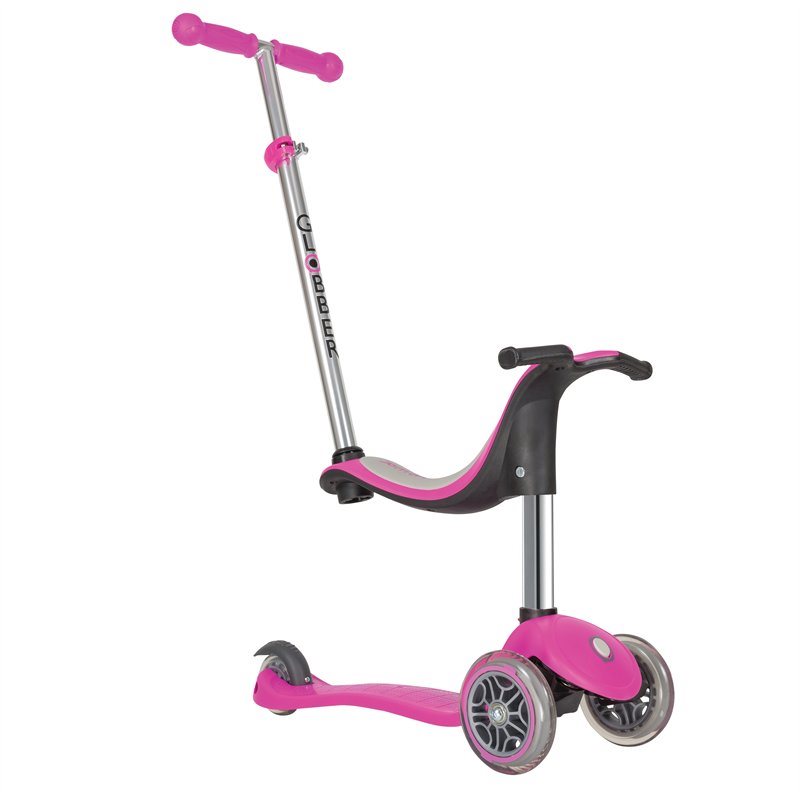 Globber 4in1 Convertible Scooter Pink Toy Sense