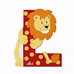 Wooden Letters Animal - 'L' Lion