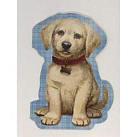 Golden Retriever Puppy Birthday Card  