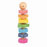 Rainbow Wooden Shapes Twister
