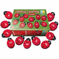 Ladybug Counting Stones 