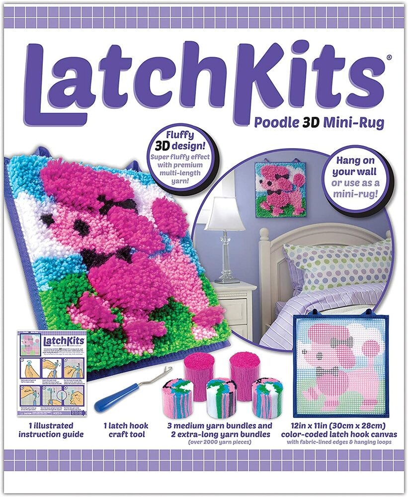 LatchKits - Poodle Mini-Rug - Toy Sense