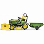 Bworld John Deere Lawn Tractor with Trailer.