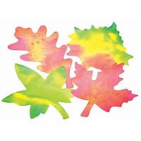 Color Diffusing Leaves 
