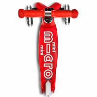 Mini Micro Deluxe LED Kickboard Scooter - Red 