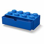 Lego 8 Knobs Drawer Desk Organizer - Blue