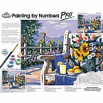 Painting By Numbers - Sunflowers and Lemons  