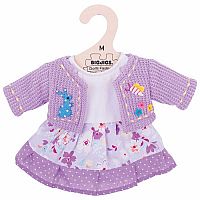 Doll Lilac Dress & Cardigan - Medium 