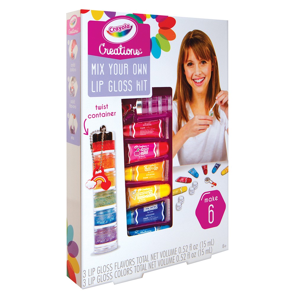 Crayola Creations Mix Your Own Lip Gloss Kit - Toy Sense