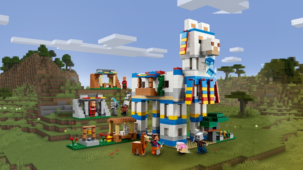 Minecraft The Llama Village . Toy Sense