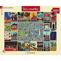 London Collage by Paul Thurlby - New York Puzzle Company 