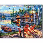 Adult Paint by Number - Loon Lake