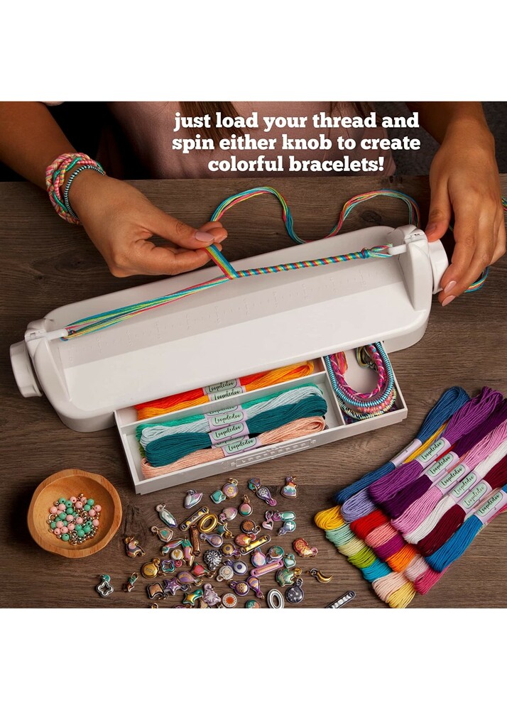 Loopdedoo Bracelet Spinning Loom Deluxe Edition. Toy Sense