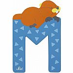Wooden Letters Animal - 'M' Mole
